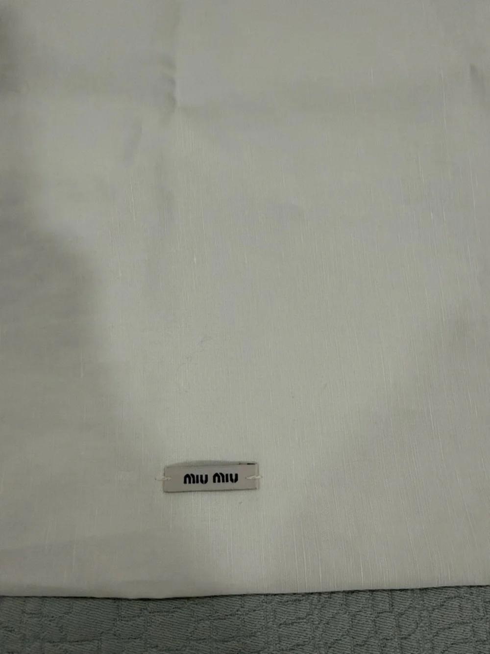 Miu Miu Cream Dust Bag - Picture 3 of 5